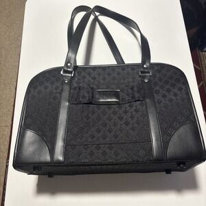 Joy Mangano Black Diamond Weekender Carry On Duffle Tote Luggage